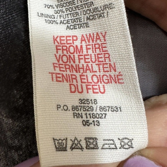 Mini Boden Dark Gray Velvet Tulle Trim Look Circle Skater Skirt 9-10 Years - Picture 7 of 8